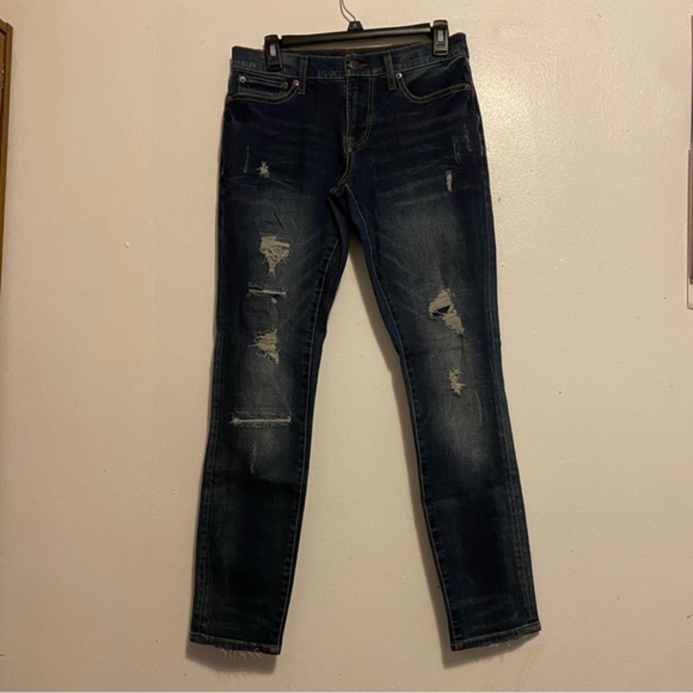 Aeropostale Jeans Women’s 28/30 Flex Effects Super Skinny Blue Denim Dis…